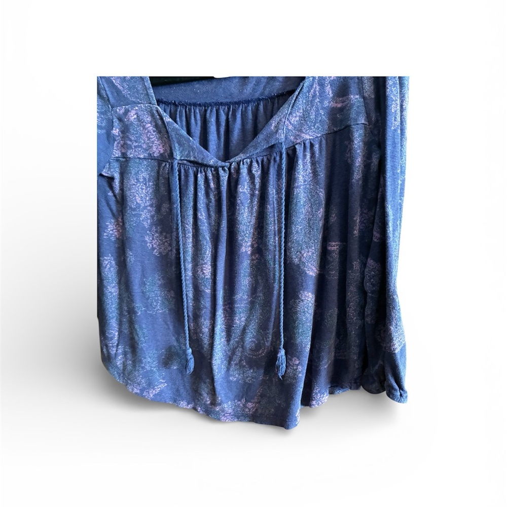 Lucky Brand Purple Long Sleeve Top - Picture 2 of 5